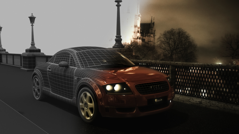 Audi Wire/Beauty - Animación 3D