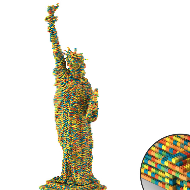 Statue of Liberty in Lego